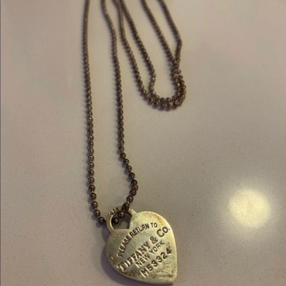 Tiffany & Co - Sterling Silver Return to Dog tag
